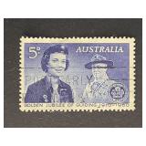 Australia Stamp 1960 Golden Jubilee Of Guiding