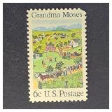 US Stamp 1969 6c Grandma Moses