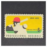 US Stamp 1969 6c Professional Baseball