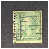 US Stamp 1912 1c Washington Coil