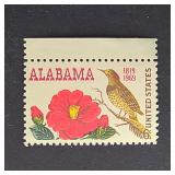 US Stamp 1969 6c Alabama Statehoode