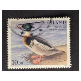 Iceland Stamp 1997 Red-breasted Merganser