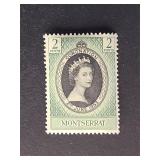 Montserrat Stamp 1953  Elizabeth II Coronation