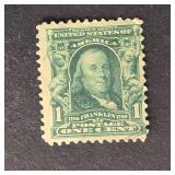 US Stamp 1903 Franklin 1c