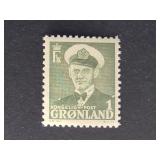 Greenland Stamp 1950 King Frederik IX