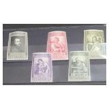Vatican Stamps 1964 Michelangelo Mint Set