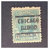 US Stamp 1922 Hayes 11c Precancel Chicago IL
