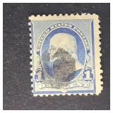 US Stamp 1890 1c Franklin