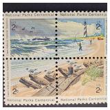 US Stamp 1972 2c Cape Hatteras-Ship Set