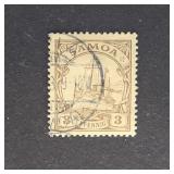 Germany Samoa Stamp 1901 Kaiser's Yacht