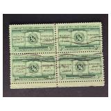 US Stamps 1955 3c Land Grant Colleges Block