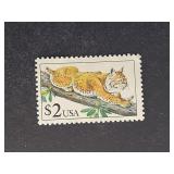 1990 $2 Flora & Fauna Series: Bobcat
