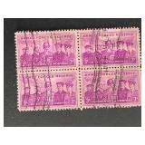 US Stamps 1955 3c Armed Forces Reserve Block