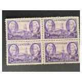 US Stamps 1946 3c Tennessee Statehood Block