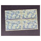 US Stamps 1945 3c US Armed Forces: Navy Block