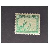 Bolivia Stamp 1939 Fauna Lamas