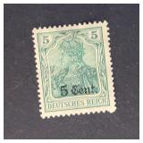 Germany Western Military Area Stamp 5c on 5pf