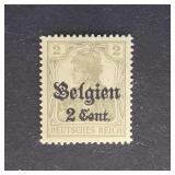German Empire Stamp 1916 WWI Occupation Belgium