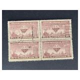 US Stamps 1951 3c American Chemical Society Block