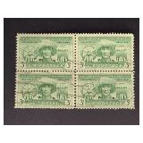 US Stamps 1949 3c Puerto Rico Election Block