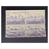 US Stamps 1951 3c Colorado Statehood Block