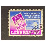 Liberia Stamp 1966 John F. Kennedy