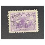 Newfoundland Stamp 1897 Mining 5c