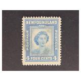Newfoundland Stamp 1947 Princess Elizabeth 4ï¿½