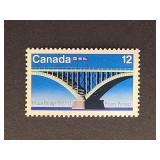 Canada Stamp 1977 Peace Bridge 12c