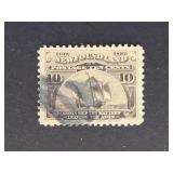 Newfoundland Stamp 1897 Cabot's Ship Matthew 10c
