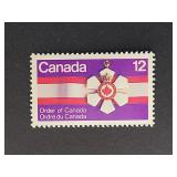 Canada Stamp 1977 Order of Canada Medal 12c