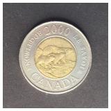 Canada Coin 2000 $2 $Knowledge/le savoir Toonie