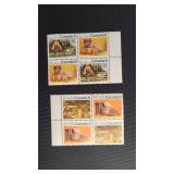 Canada MNH Algonkian Pacific Indians Plate Blocks