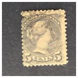 Canada Stamp 1872 Queen Victoria 5c