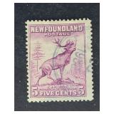 Newfoundland Stamp 1932 Caribou 5ï¿½