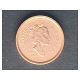 Canada 1952-2002 Golden Jubilee Penny 1c Penny