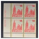 Canada Stamps 1978 Houses of Parliament 14ï¿½ Block
