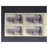 Canada Stamps 1975 Calgary Stampede Block