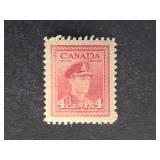 Canada Stamp 1942 King George VI 4c