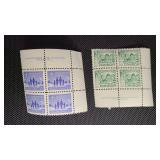 Canada Stamps - Christmas Plate Blocks MNH