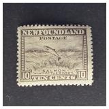 Newfoundland Stamp 1944 Salmon Leaping Falls 10ï¿½