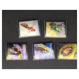Canada Stamps 2010 Beneficial Insects Mint Set