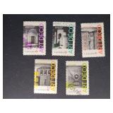 Canada Stamps 2011 Architecture: Art Dï¿½co Set