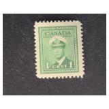 Canada Stamp 1942 King George VI 1c