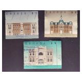 Canada Stamps Architecture Definitives $1 $2 $5