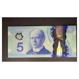 Canada Banknote 2013 $5 Dollar Lane Macklem