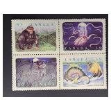 Canada Stamps 1990 Canadian Folklore 39ï¿½ Block