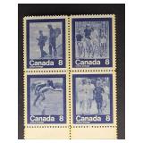 Canada Stamps 1974 Keep Fit Summer Sports Block