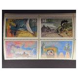 Canada Stamps 1986 Exploration of Canada 34ï¿½ Block