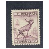 Newfoundland Stamp 1932 Caribou 5ï¿½